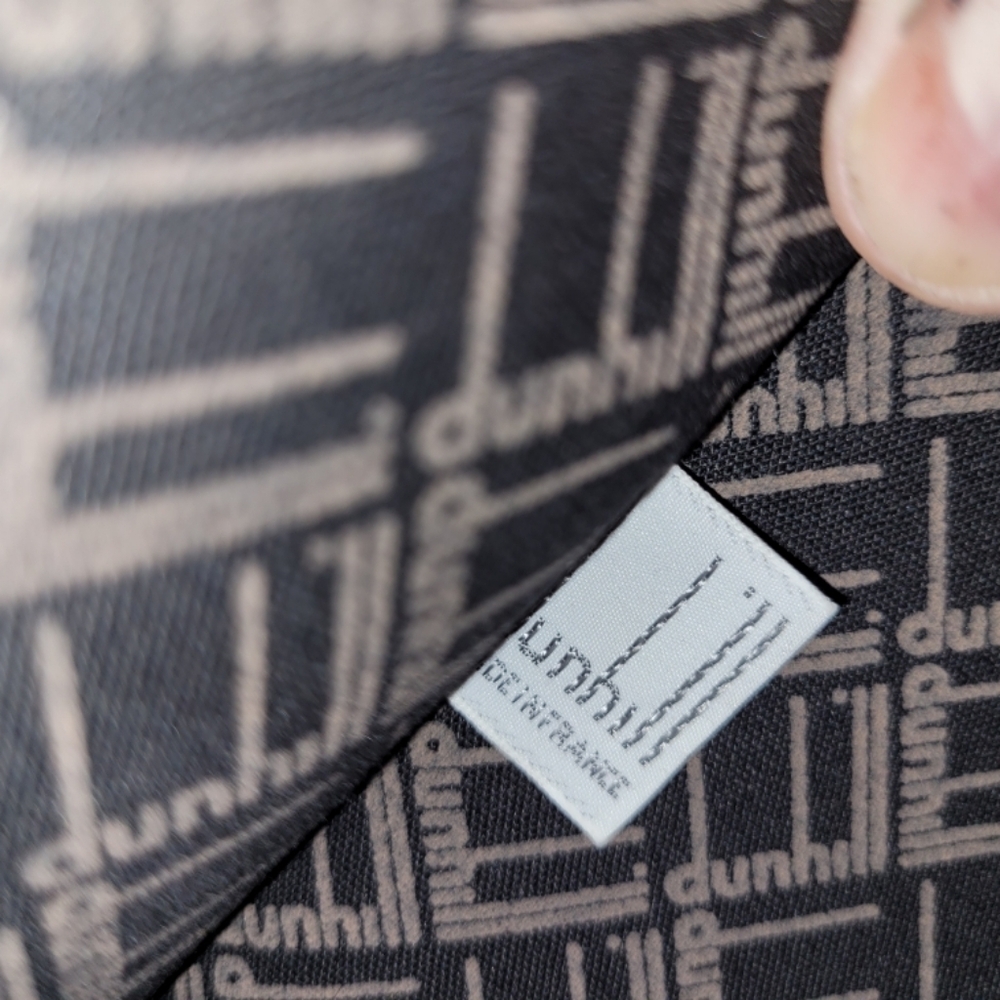 Dunhill Elegant Black and Brown Bag - Picture 11 of 11